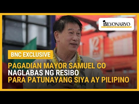 Mayor Samuel Co, nagpakita ng dokumento para patunayan ang pagiging Pilipino | Agenda