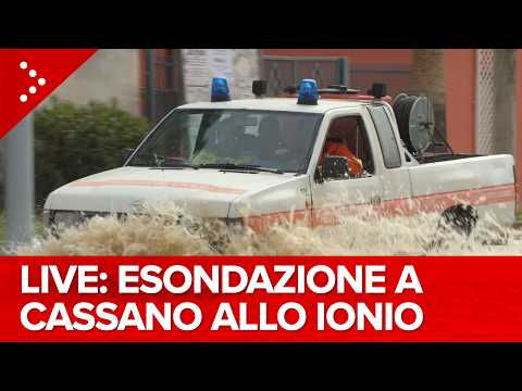 LIVE Maltempo, esonda il Crati a Cassano allo Ionio: allagamenti nel cosentino: diretta video