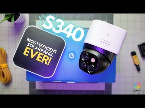 Most efficient ⛅ solar panel // EUFY SOLOCAM S340 security cam (Full Review)