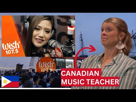 Canadian Music Teacher React to Morisette: Akin Ka Nalang LIVE on Wish Bus
