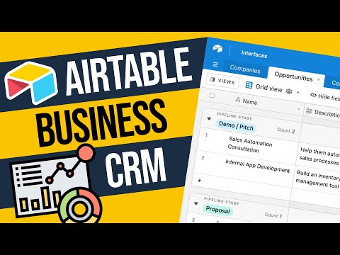 How to build a business CRM in Airtable! (Template Included)