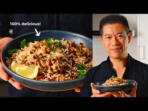Lentil + Mushroom Rice Recipe everyone will  LOVE ❤️