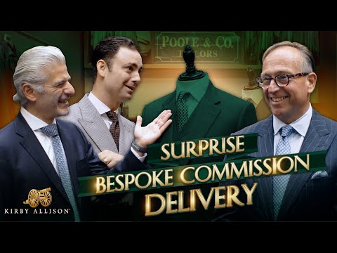 Eddie Sahakian's First Bespoke Suit | Delivery | Surprise Bespoke Commission | Savile Row | London