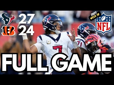 CJ Stroud Out-Duels Joe Burrow! (Bengals vs Texans Week 10 - 2023)