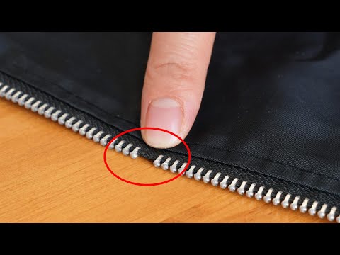 How to Quickly Repair a Broken Zipper: Simple Fix in Minutes 快速修复拉链的小技巧！ Quick Zipper Repair Trick!