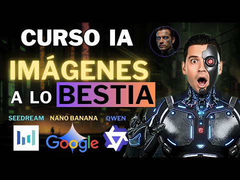 CURSO NANO BANANA 🍌 + SEEDREAM + QWEN: FÓRMULA PROMPT para CREAR y EDITAR  IMÁGENES