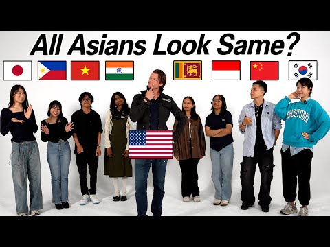American Actor Guess 8 Asian's Nationality! All Asian Looks The Same?