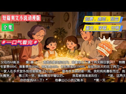 全集｜爸爸心梗住院，我付了两万医药费，弟弟却拿出爸妈的记账本：“姐，你这两天的饭钱AA一下，43块5！”#小說 #全集 #短篇
