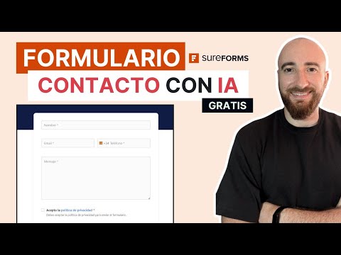 ¡Crea FORMULARIOS con IA GRATIS! WordPress + SureForms
