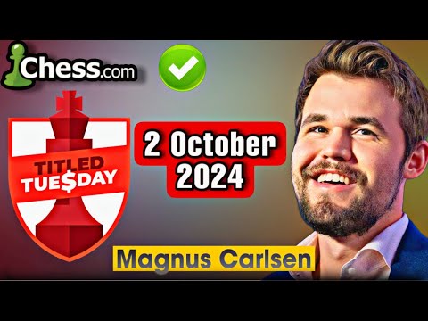 Magnus Carlsen DOMINATES Titled Tuesday! 🏆💥 2 Oct. 2024