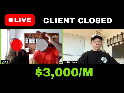 Live SMMA Sales Call ($3,000 Client Closed)