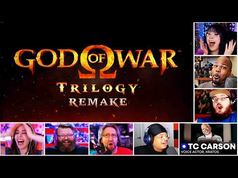 Reactors Reactions To Seeing The GOD OF WAR TRILOGY REMAKE Trailer State Of Play | Mixed Reactions