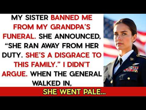 My Sister Kicked Me Out of Grandpa’s Funeral — 21 Soldiers Showed Up and Silenced Her.