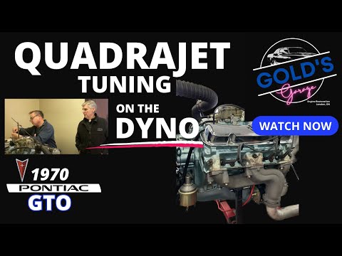 Matching your camshaft to your compression - Dyno a testing 1970 GTO Pontiac 400 - Quadrajet Tuning
