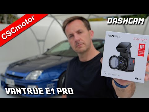 ¿Qué puede hacer esta mini cámara de salpicadero 4K por ti? | Vantrue E1 Pro