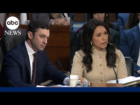 Gabbard grilled on war with Iran, FBI election raid in Georgia