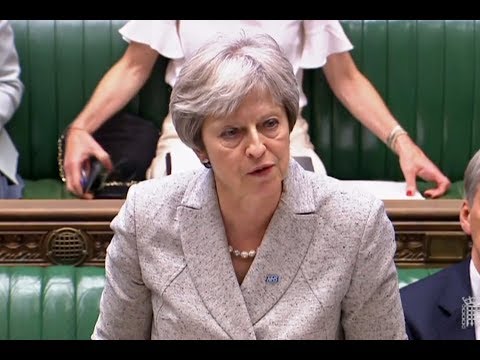 Theresa May faces Jeremy Corbyn at PMQs – watch live
