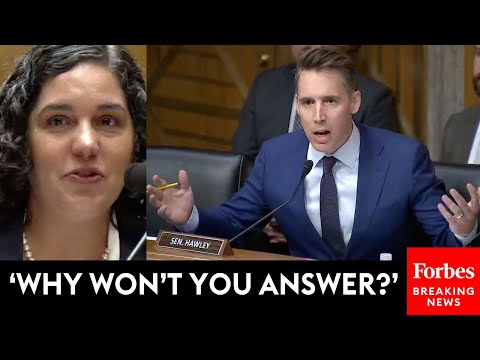 BREAKING NEWS: Josh Hawley Relentlessly Grills Biden Nominee About 'Crazy' Positions By Organization