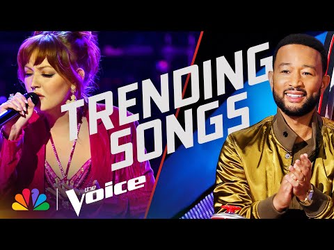 Best Performances of This Year's Trendiest Songs | The Voice | NBC