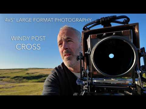 4x5" Large Format Photography | Windy Post Cross