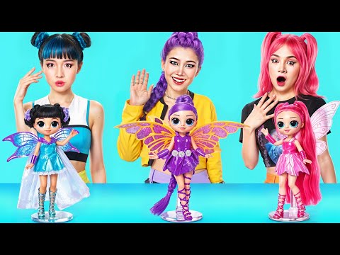 Rumi, Mira und Zoey verwandeln sich in Winx-Puppen! K-Pop Demon Hunters Makeover!