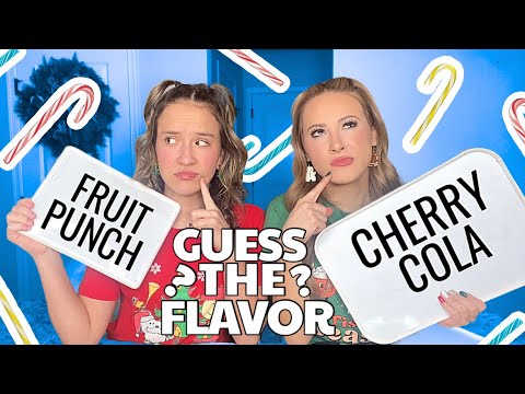 GUESSING WEIRD CANDY CANE FLAVORS 😱❓🤔