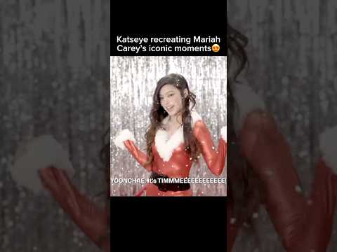 Sophia’s look is becoming my favorite 🤍 #katseye #mariahcarey 🎅 #christmas  #xmas