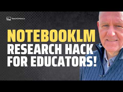 I Gave NotebookLM One Idea… It Built the Entire Course Outline