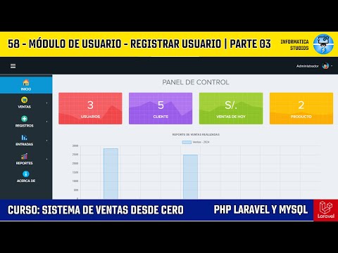 58.- Register User | Part 03 - Sales System made in PHP LARAVEL and MYSQL #laravel
