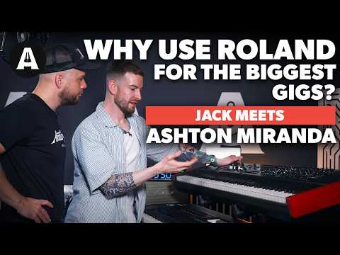 Ashton Miranda - Why Ed Sheeran's Musical Director Chooses Roland! | V-Stage, Fantom-Ex