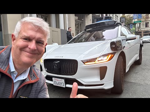 My First Time Riding In A Driverless Waymo in San Francisco! Autonomous Car Adventure