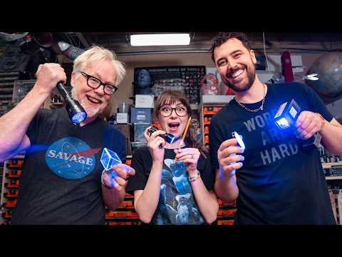 Adam Savage Learns UV Resin Casting from @EvanAndKatelyn!