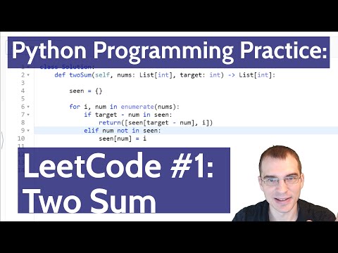 Python Programming Practice: LeetCode #1 -- Two Sum