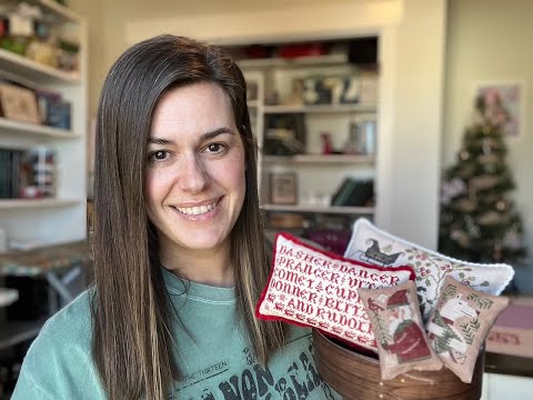 Flosstube 94: All The Christmas Stitching!