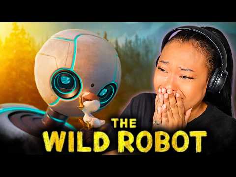I CRIED SO MUCH WATCHING THE WILD ROBOT!! | FIRST TIME WATCHING | COMMENTARY