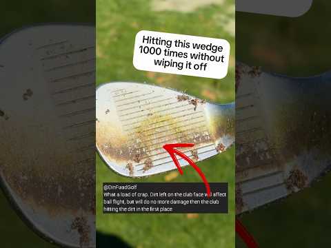1,000 HITS NO CLEANING: Can a dirty wedge ruin your game? (Part 1)