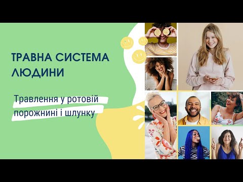 Травна система людини. Травлення у ротовій порожнині і шлунку