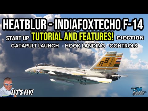 Heatblur - IndiaFoxtEcho F-14 Tomcat Tutorial And Features! Cold Start! MSFS2020 Xbox
