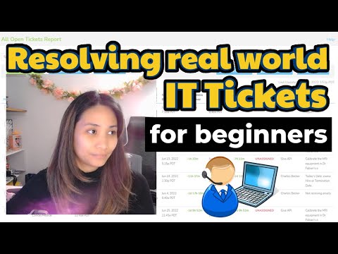 Ticketing system for beginners | Troubleshooting hard drive, printer, IP phone issues