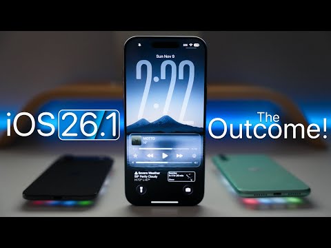 iOS 26.1 - Here It Is! (The Outcome)