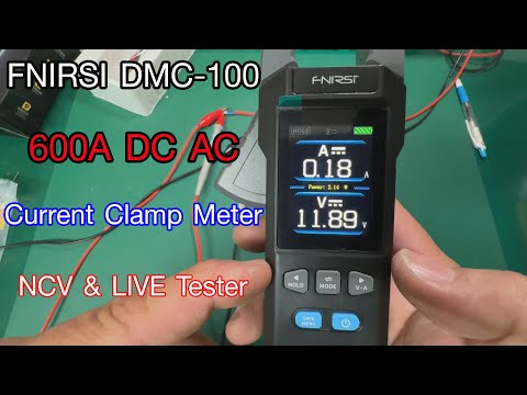 FNIRSI DMC-100 DC AC Current Voltage Clamp Meter Digital Multimeter