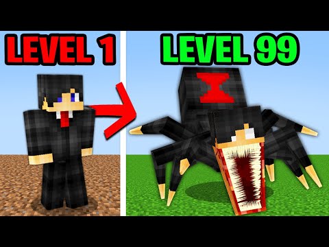 Minecraft, But You turn into a SPIDER!