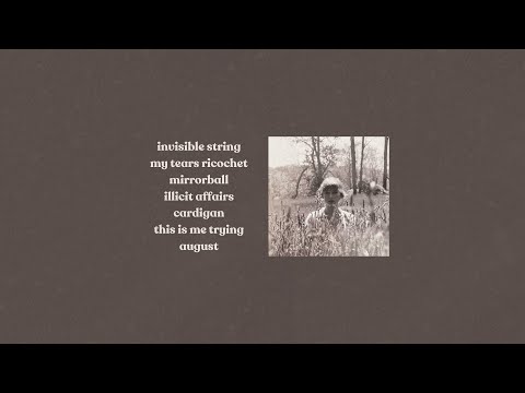 ⋆˚ 𝜗𝜚˚♡ folklore taylor swift playlist ༘⋆