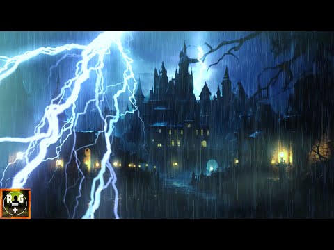 Never sleepless again! Loud Thunderstorm Sounds with Downpour Rain, Heavy Thunder and Lightning