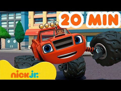 Вспыш и чудо-машинки | Вспыш спасает ситуацию! 20-минутная подборка | Nick Jr. Cyrillic