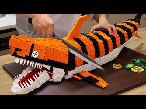 Hunting LEGO RARE Megalophobia Shark The Most Terrifying Alien Deep Sea Monsters IRL Cooking ASMR