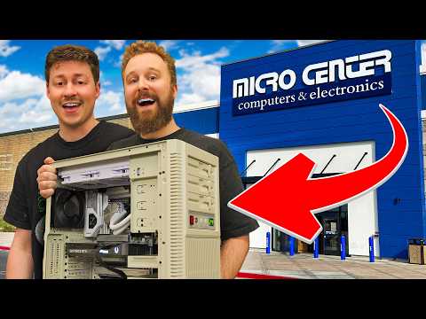 Building our DREAM Sleeper Gaming PC - Microcenter Edition