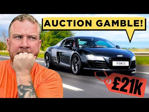 I Bought An Audi R8, Unseen At Auction! 
