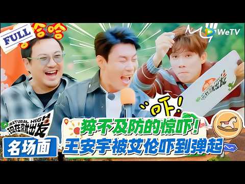 现在就出发 第3季 名场面：王安宇被艾伦吓到原地弹起！这受惊反应承包所有笑点！#现在就出发S3 #沈腾 #白敬亭 #王安宇 #金晨 #范丞丞