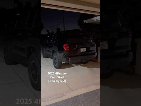 6th Gen Toyota 4Runner Cold Start! (Gas 4 cylinder) #4runner #coldstart